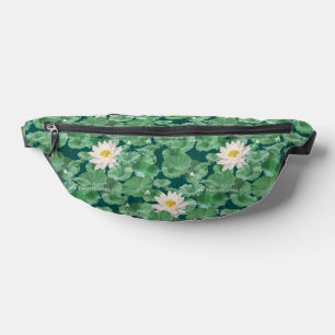 Lotus Lagoon Pattern - The White Lotus Fanny Pack