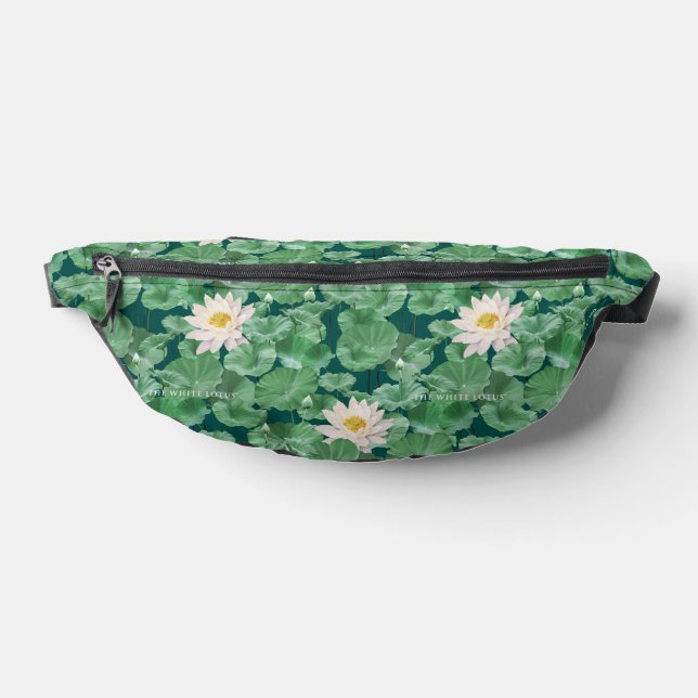 Lotus Lagoon Pattern - The White Lotus Fanny Pack (Lay Down)