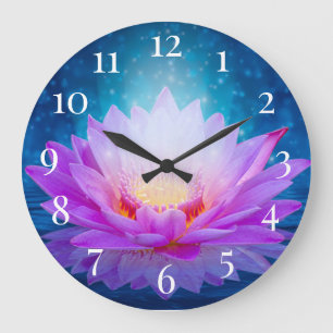 Lotus Large Clock