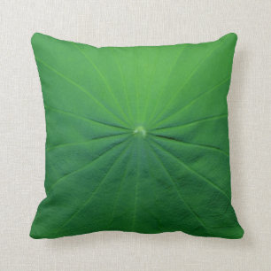 lotus leaf throw pillow