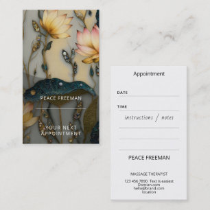 Lotus Light Awakening botanical Design Business Card