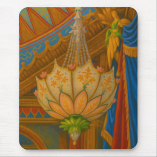 Lotus Light – Royal Pavilion Chandelier Print Mouse Pad