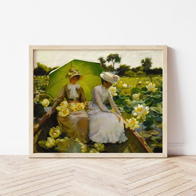 Lotus Lilies | Charles Courtney Curran Poster (Creator Uploaded)
