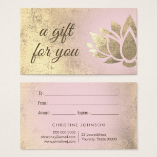 lotus logo gift card