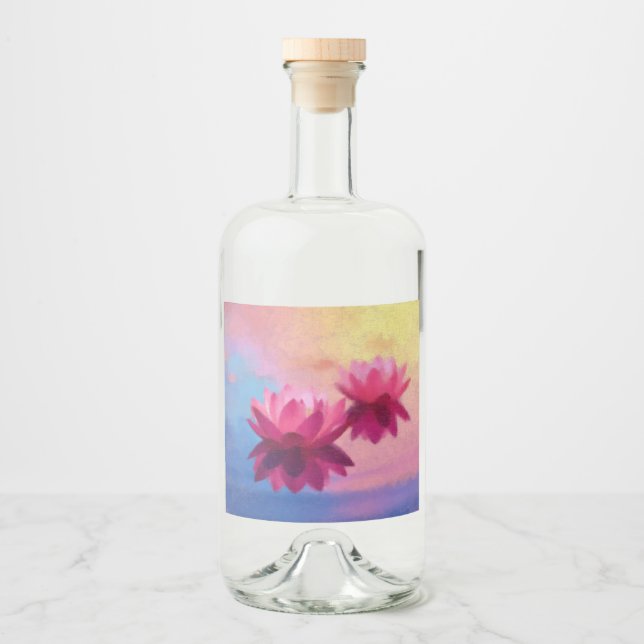 Lotus Love Liquor Bottle Label (Front)