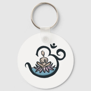 Lotus Lover Yoga Keychain