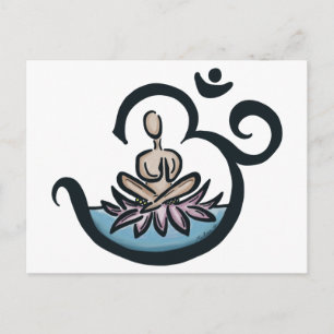 Lotus Lover Yoga Postcard