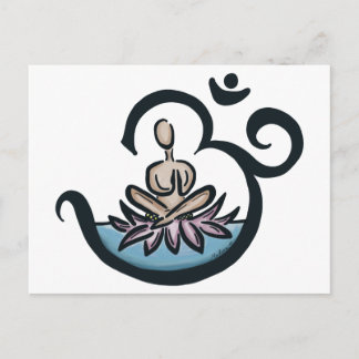 Lotus Lover Yoga Postcard