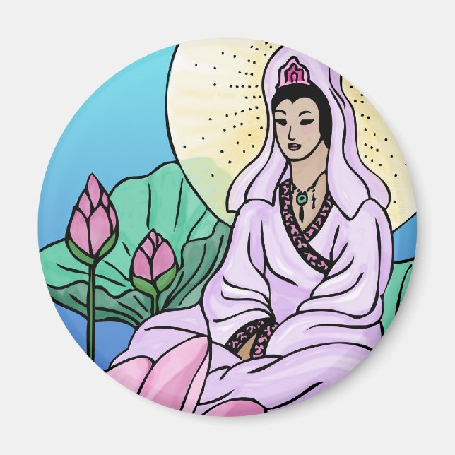 Lotus Magnet (Front)