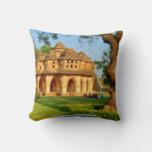 Lotus Mahal, Vijayanagara, India Throw Pillow