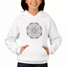 Lotus Mandala Design Women's Pullover Hoodie
