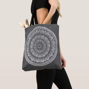 Lotus Mandala Tote Bag