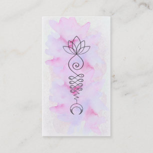 ** Lotus Moon - Energy Healer Yoga Reiki Business Card