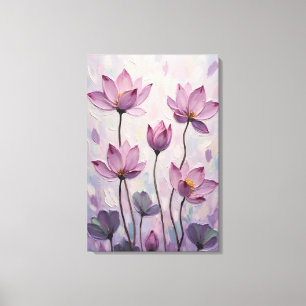 Lotus – Oil Painting Canvas Print