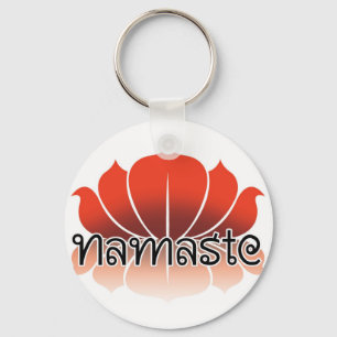 Lotus Orange Keychain