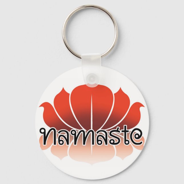 Lotus Orange Keychain (Front)
