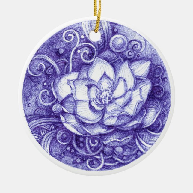 Lotus ornament (Front)