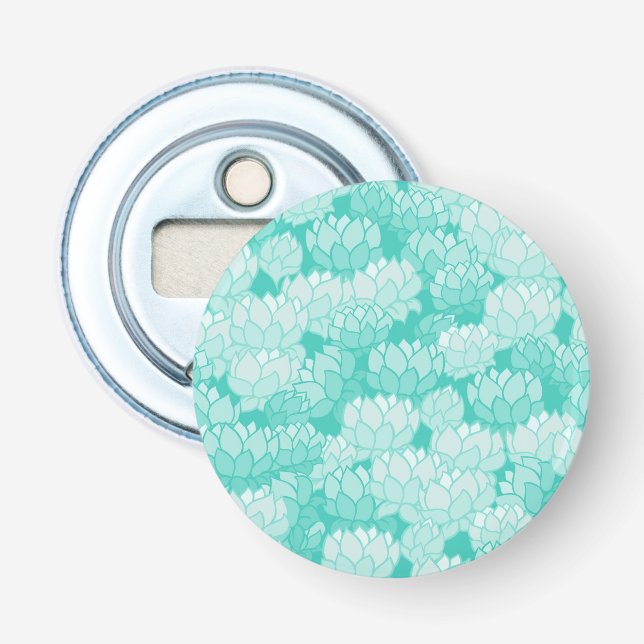 Lotus pattern 2 bottle opener (Front)