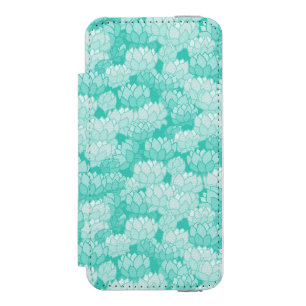 Lotus pattern 2 incipio watson™ iPhone 5 wallet case