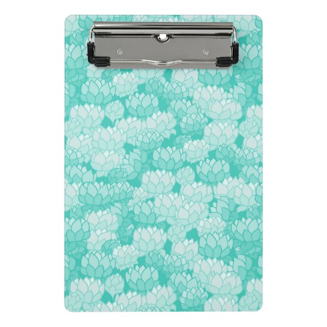 Lotus pattern 2 mini clipboard (Front)