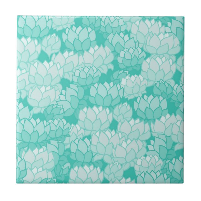 Lotus pattern 2 tile (Front)