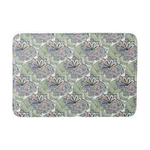 Lotus Pattern bath mats