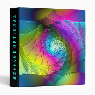 Lotus Pattern Glass Art 2A Binder