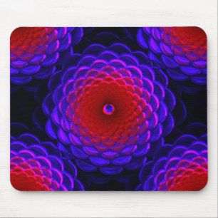 Lotus Pattern Glass Art 3B Mousepad