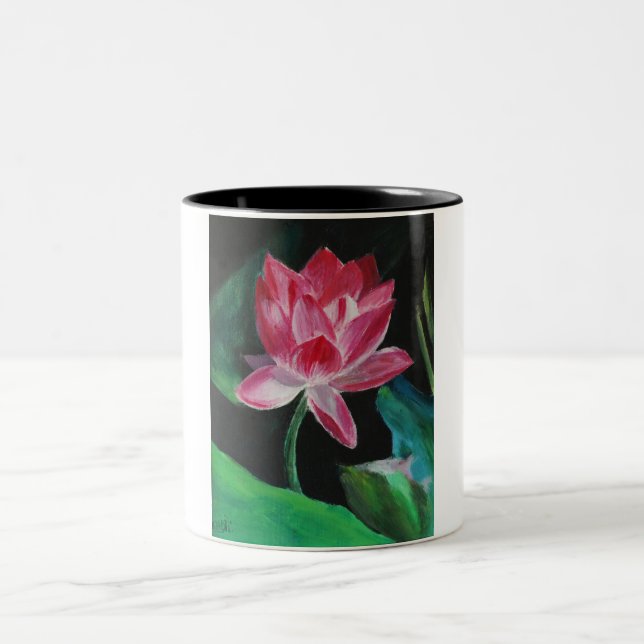 Lotus peinture Mug (Centre)