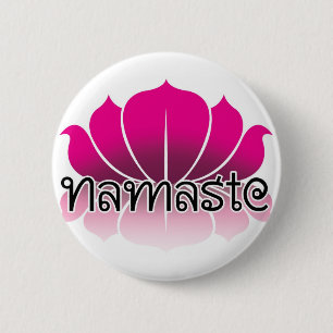 Lotus Pink 2 Inch Round Button