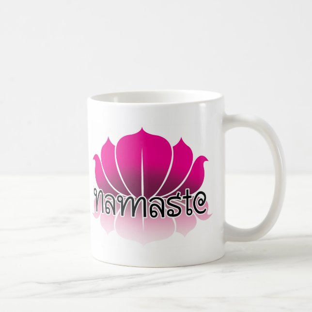 Lotus Pink Coffee Mug (Right)