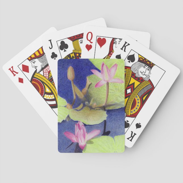 Lotus Playing Cards (Back)