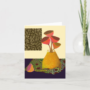 Lotus Pods BLANK Greeting Card