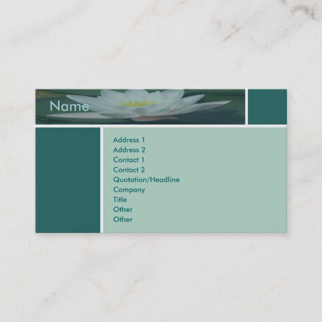 Lotus Profile Card (Front)