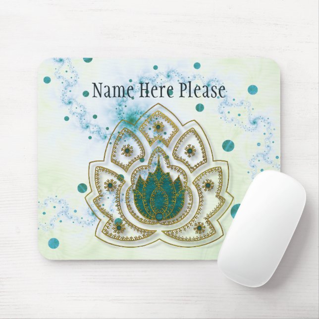 Lotus Rising Mouse Pad (With Mouse)