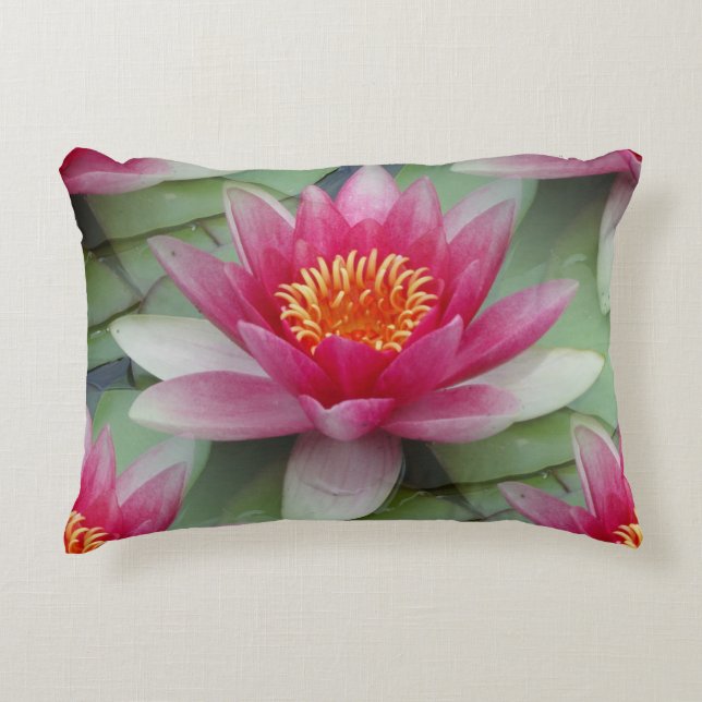 Lotus rose Coussin d'accent Lily (Devant)