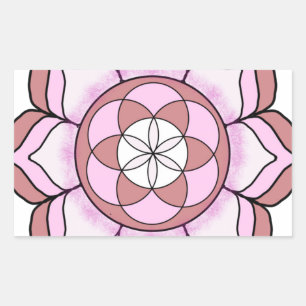 Lotus Rose Sticker