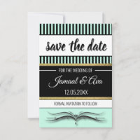 Lotus Scroll & Stripes - Gold Foil