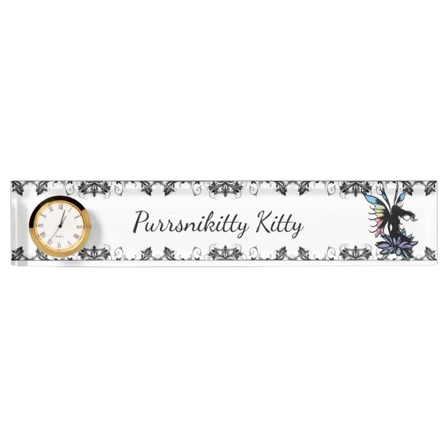 Lotus Shadow Fairy Nameplate (Front)