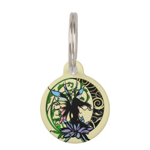 Lotus Shadow Fairy Pet Tag