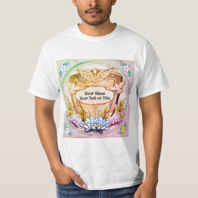 Lotus shield nurse  T-Shirt (Front)