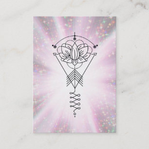 *~* Lotus Sparkle Tribal Rays Healing Reiki Business Card