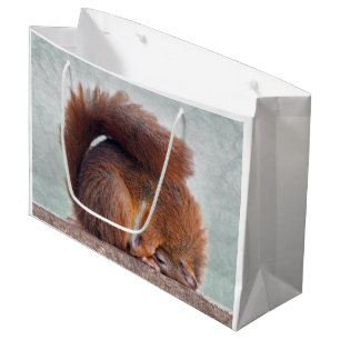 Lotus Squirrel Gift Bag