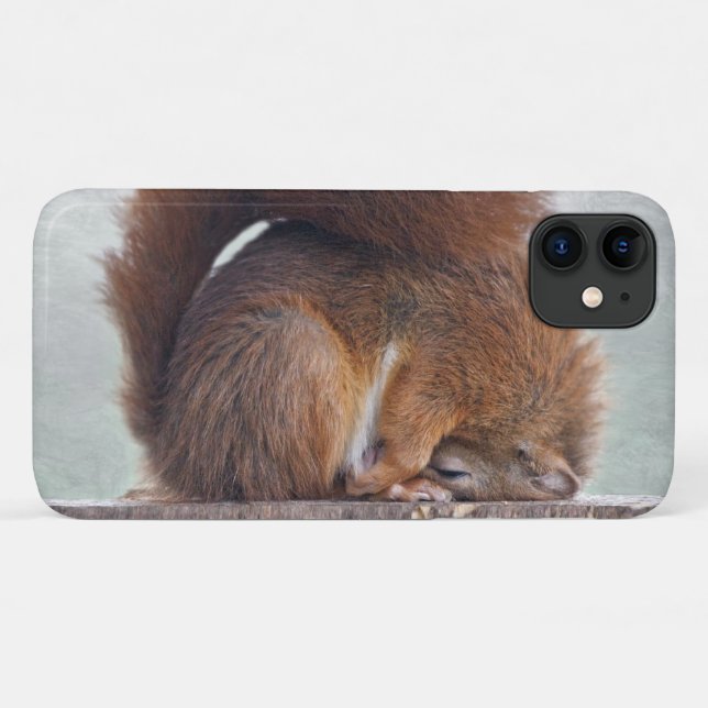 Lotus Squirrel iPhone 11 Case (Back (Horizontal))