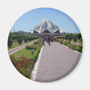 lotus temple path magnet