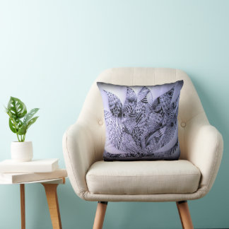 Lotus Throw Pillow