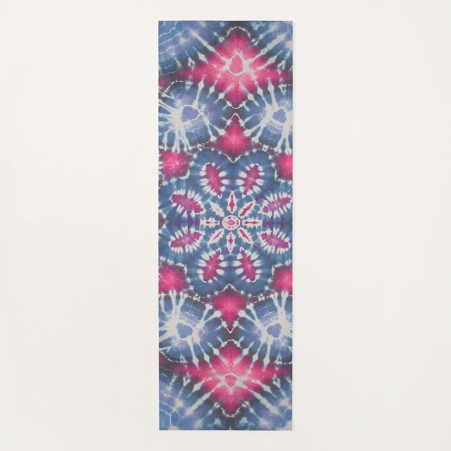 Lotus Tie Dye Yoga Mat (Front)