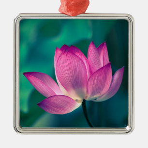 Lotus Water Lily Flower Metal Ornament