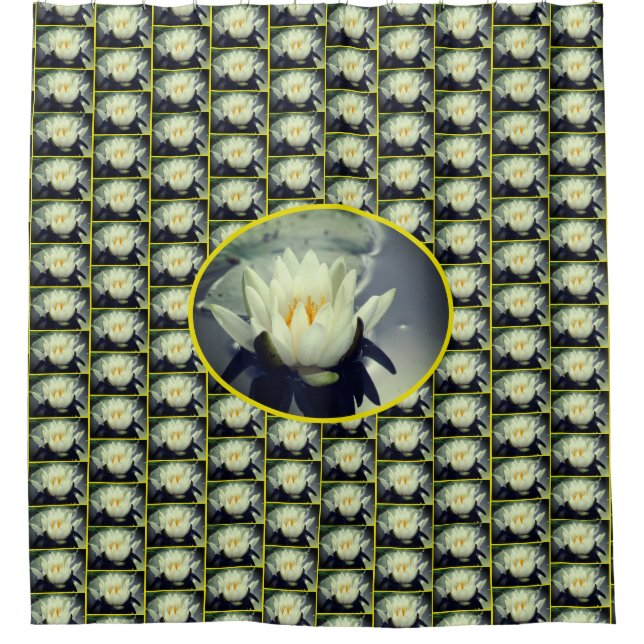 Lotus Water Lily Flower Pattern   (Front)