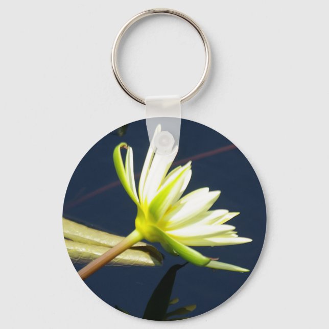 Lotus Waterlily Keychain (Front)